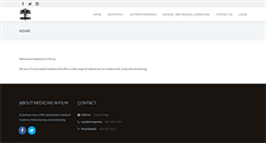 Desktop Screenshot of medicineinfilm.com