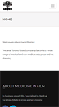 Mobile Screenshot of medicineinfilm.com