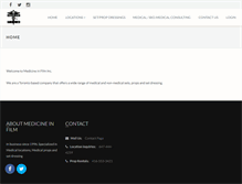 Tablet Screenshot of medicineinfilm.com